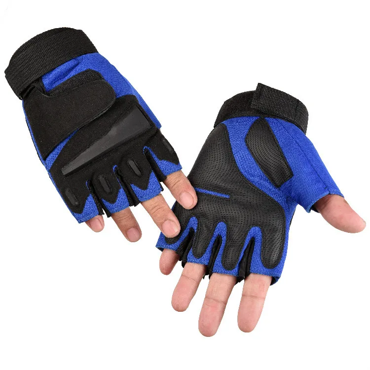 Outdoor riding half finger fitness gloves non-slip army fan sports sunscreen tactical | Аксессуары для одежды