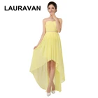 Летние шифоновые короткие, спереди, длинные, сзади, сексуальные, желтые, красные, розовые, синие, женские платья для вечеринок, Новое поступление 2020