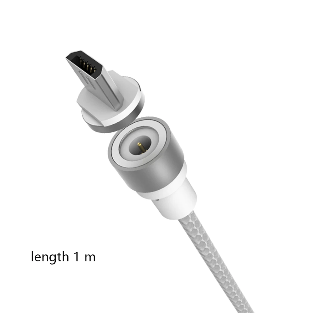 WSKEN Круглый Магнитный кабель Micro USB типа C магнитная зарядное устройство для iPhone XR