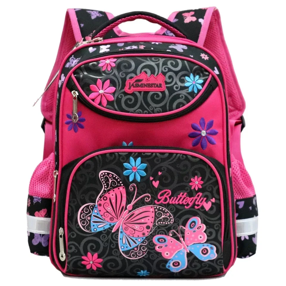 Рюкзак для девочек с цветочным принтом ортопедический | Багаж и сумки