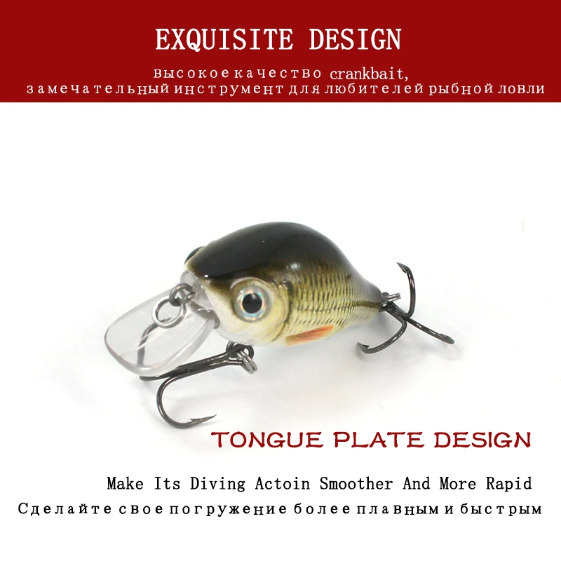 Рыболовная Приманка Crankbait 4 5 см 8 6 г жесткая приманка воблер Минноу для рыбалки iscas