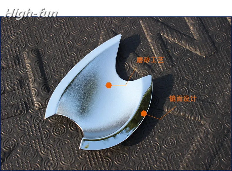 ABS Хромированная Автомобильная дверная ручка чаша крышка литья отделка для Hyundai