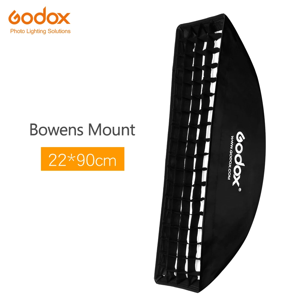 Godox 22x90 см Bowens крепление софтбокс с сотовой сеткой для видео студии фото