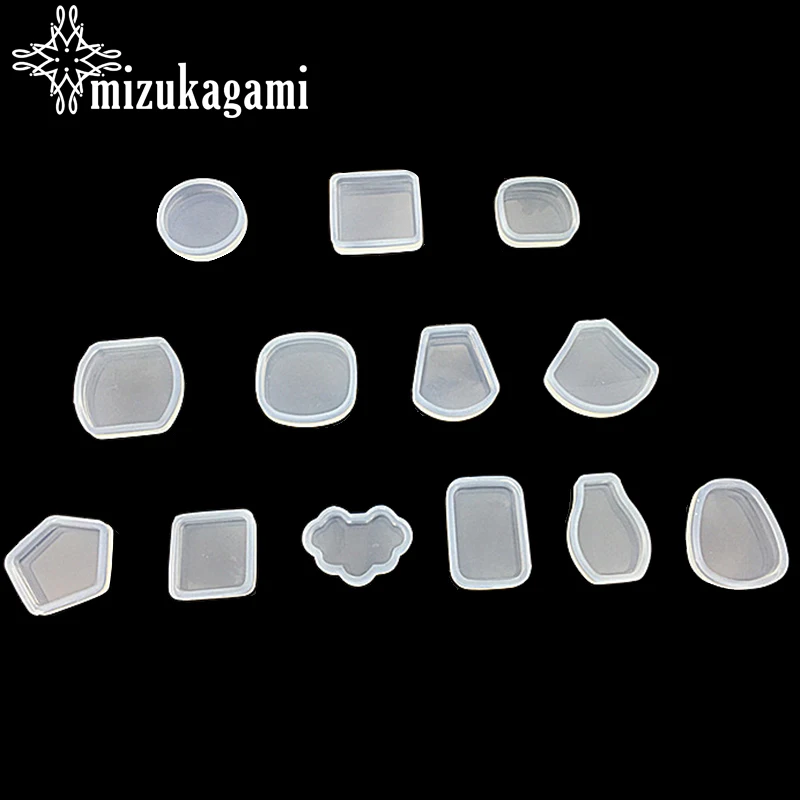 

UV Resin Jewelry Liquid Silicone Mold Rectangle Geometric Silicone Charms Molds For DIY Pendant Making Jewelry Molds