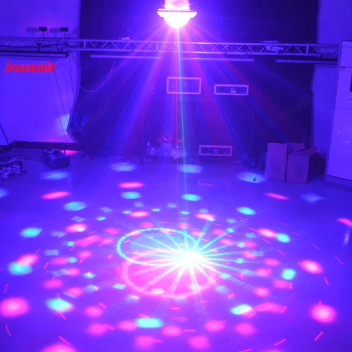 DMX Laser Gobo Mixed RGBYPW LED Crystal Ball Digital Light Remote Nightclub Disco DJ Halloween Party Home Stage CD15 T01 | Лампы и