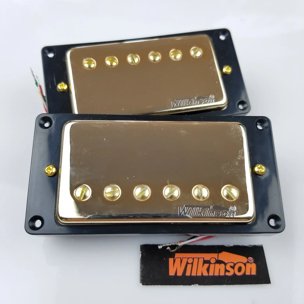 Новая электрическая гитара типа ES Humbucker Wilkinson Gold LP сg закрытый золотой чехол wcvc