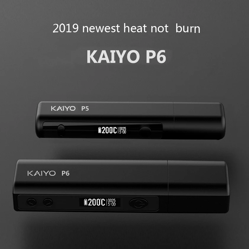 2019 не огонь vape ручка кайе p6 тепла без сжечь электронная сигарета с 3000 мАч до 30