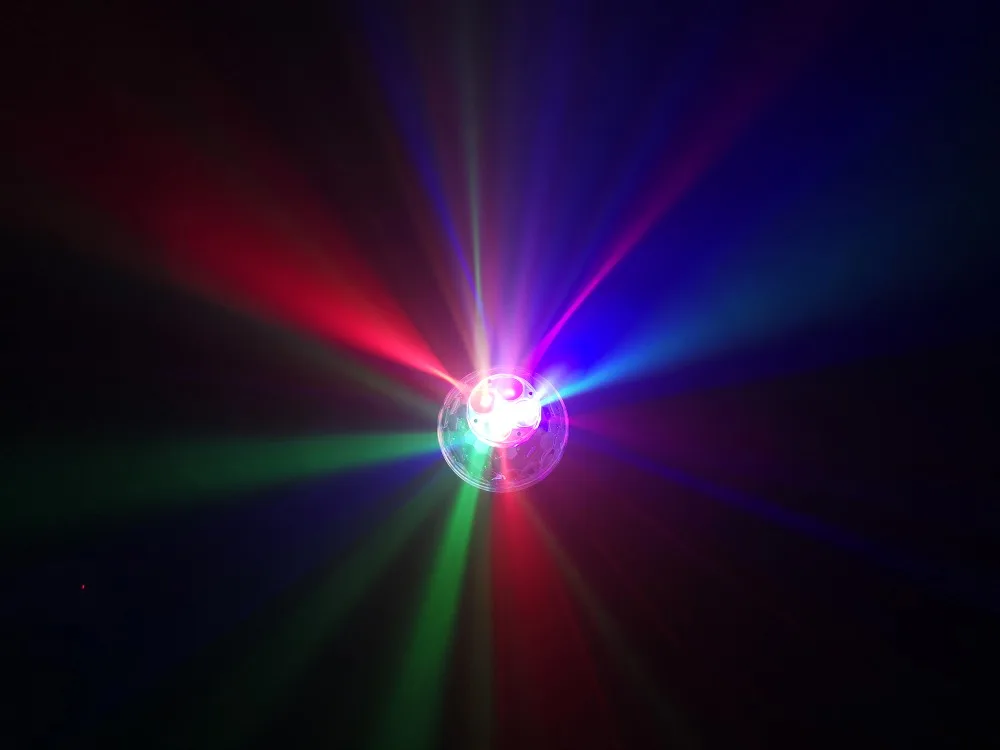 30 Вт СВЕТОДИОДНЫЙ Магический шар с цветком DMX512 гобо огни KTV, бар, семейный сбор DJ огни