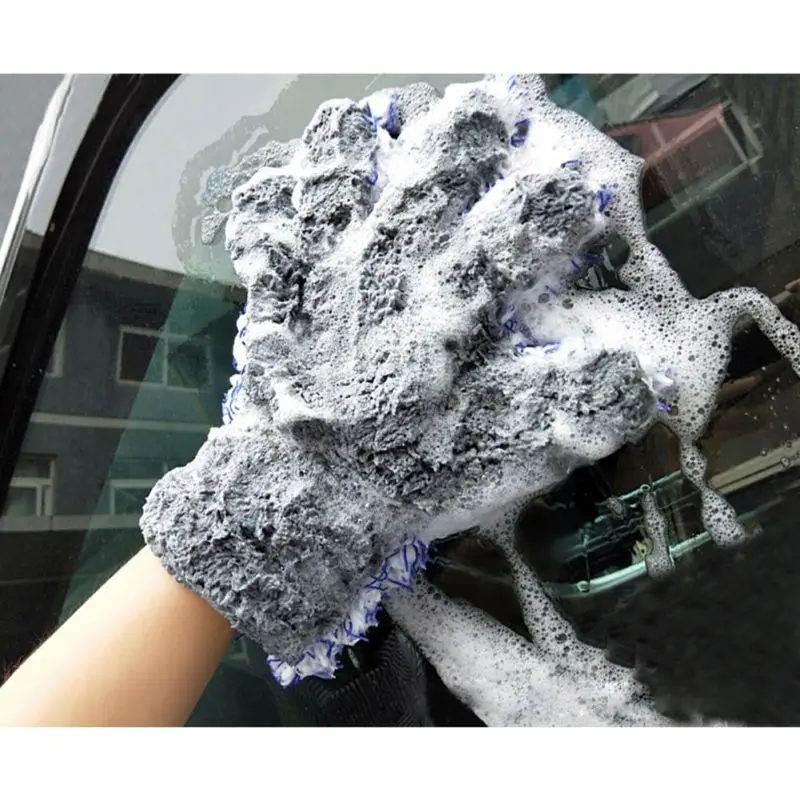 Soft Car Cleaning Glove Ultra Wash Mitt Easy To Dry Auto Detailing Microfiber | Автомобили и мотоциклы