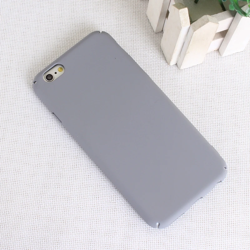 Оригинальный чехол для телефона iPhone 6 6s 7 8 Plus 5 5S SE X Простой однотонный ультра