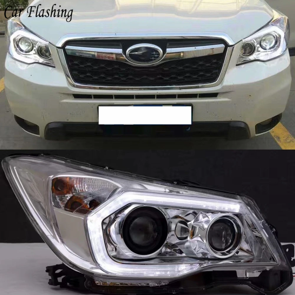 1 пара автомобильный Стайлинг для Subaru Forester фары автомобиля 2013 2014 2015 2016