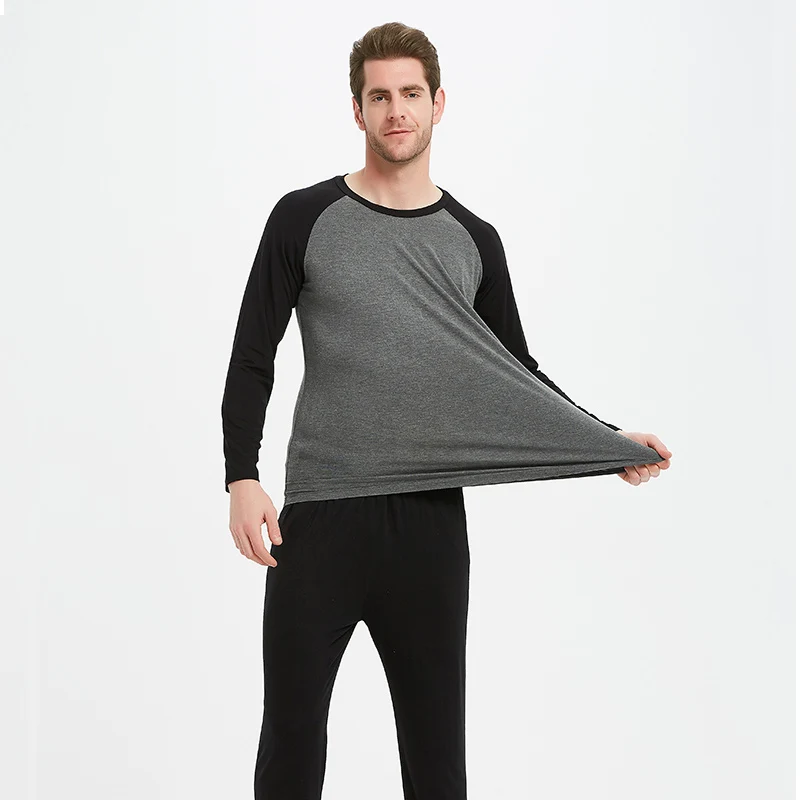 Modal material man pajamas sets  Men Pajamas Sleepwear Men Pyjama Set Pijama De Hombre 1135