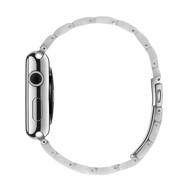 38/40/42/44 мм ремешок для Apple Watch Модный повседневный браслет серии 3 2 1 iWatch полимерный