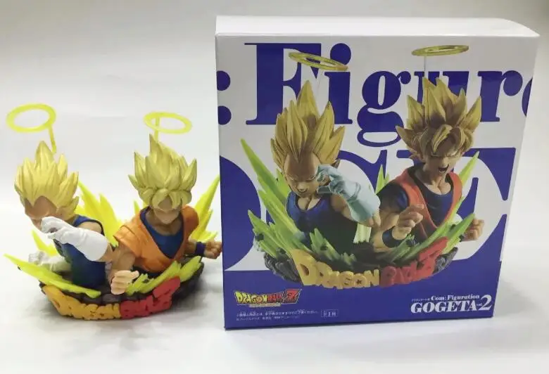 Dragon Ball Z Com: figuation GOGETA Vol.2 коллекция фигурок-Супер Saiyan Son Goku &amp Vegeta Статуя Фигурка