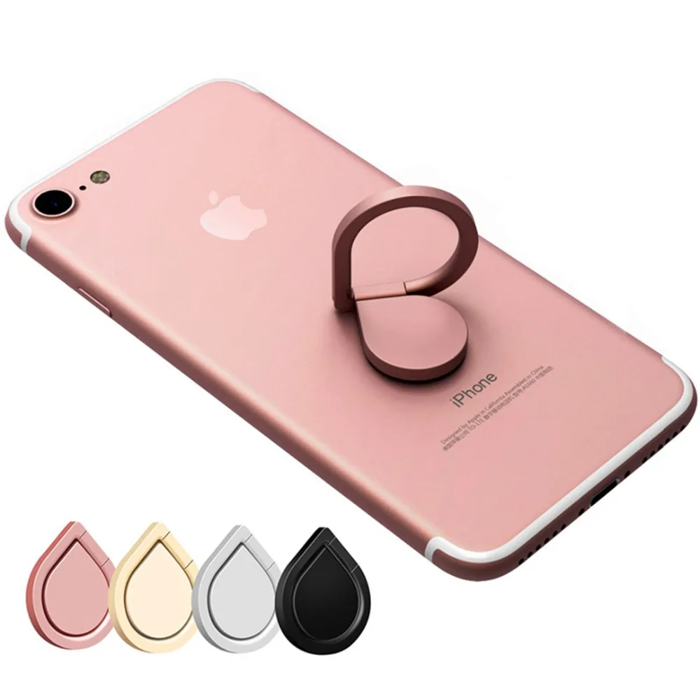 IMIDO Finger Ring Stand Holder For iPhone Samsung Xiaomi SmartPhone 360 Degree Mobile Phone Holder Cell Phone Car Mount Stand