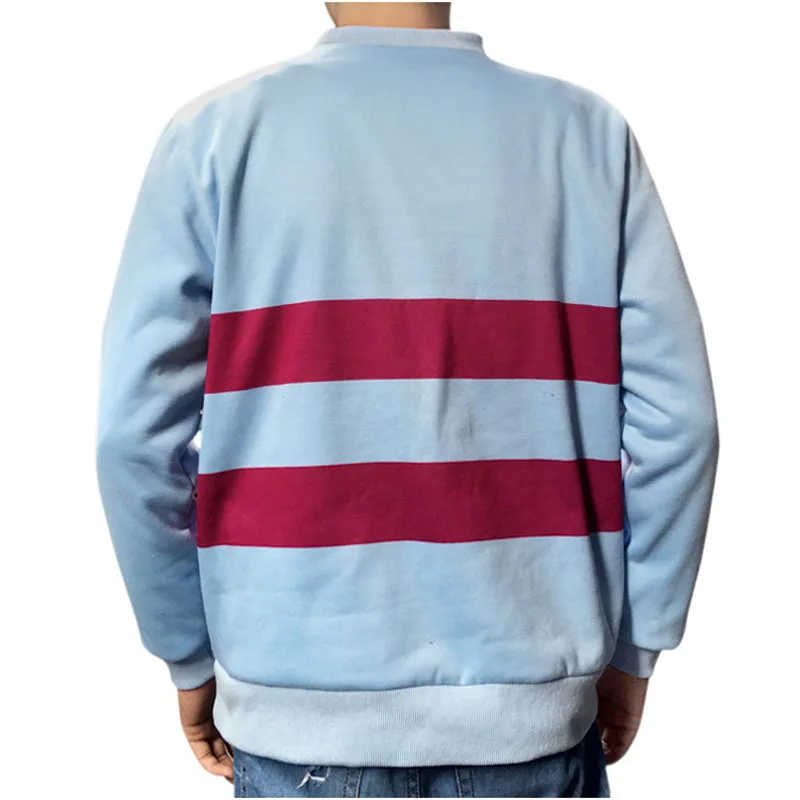 Костюм для косплея Undertale фриск топ с круглым вырезом Женская плотная синяя теплая