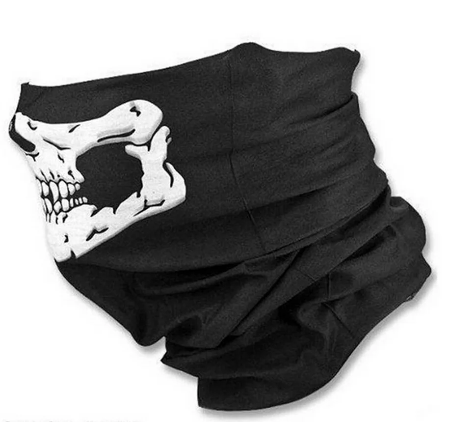 Мужская и женская крутая маска с черепом для взрослых Многофункциональный