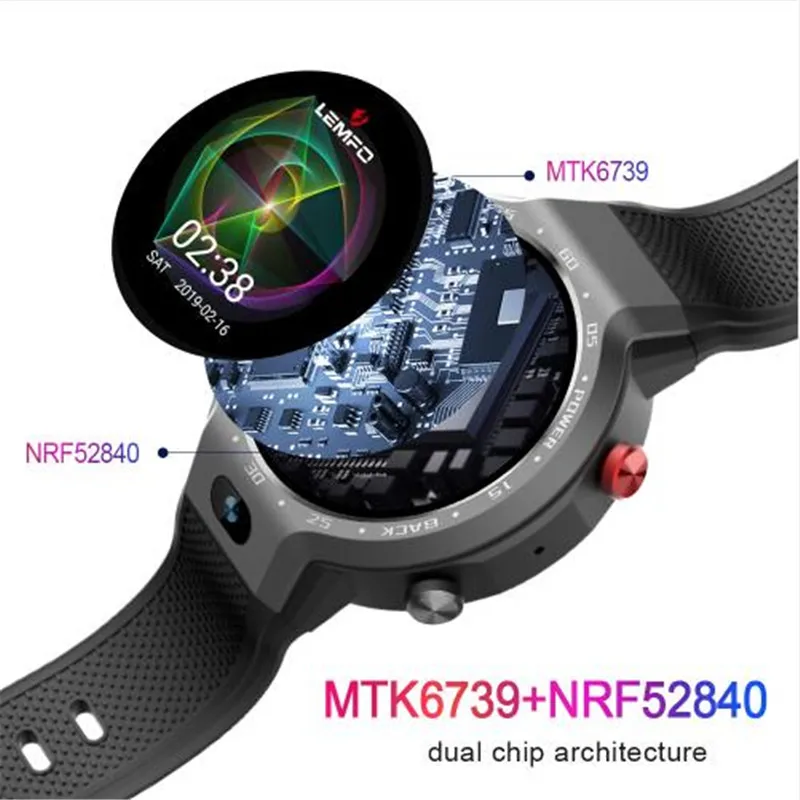 Colosia 2019 Новый предпродажа C9 двойная система 4G Смарт-часы Android 7 1 39 дюймов 454*454