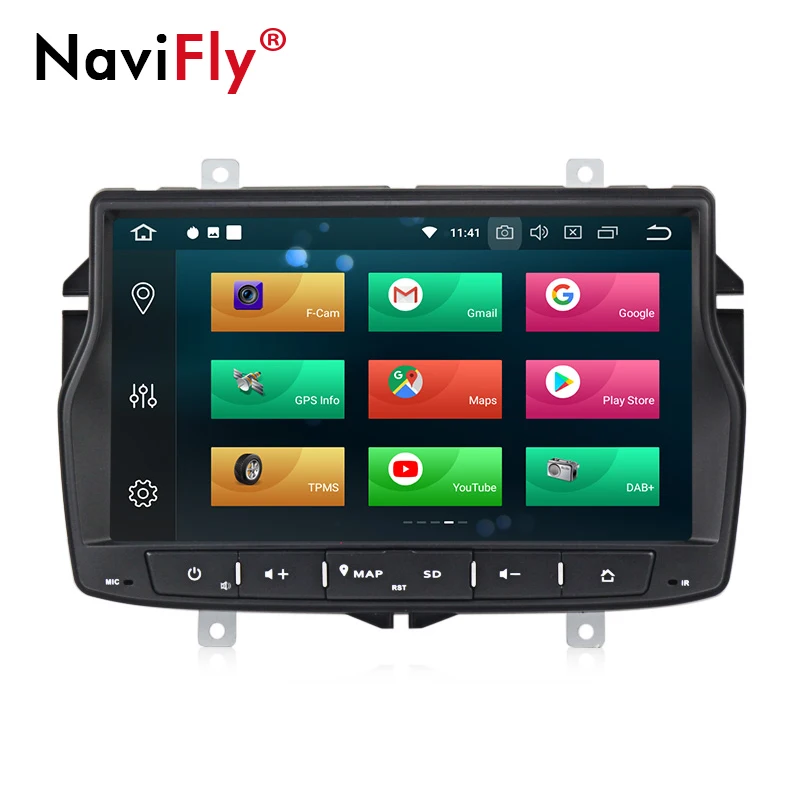 Бесплатная доставка в Россию Автомобильный gps navi для Lada Vesta с Android8.0 Восьмиядерный