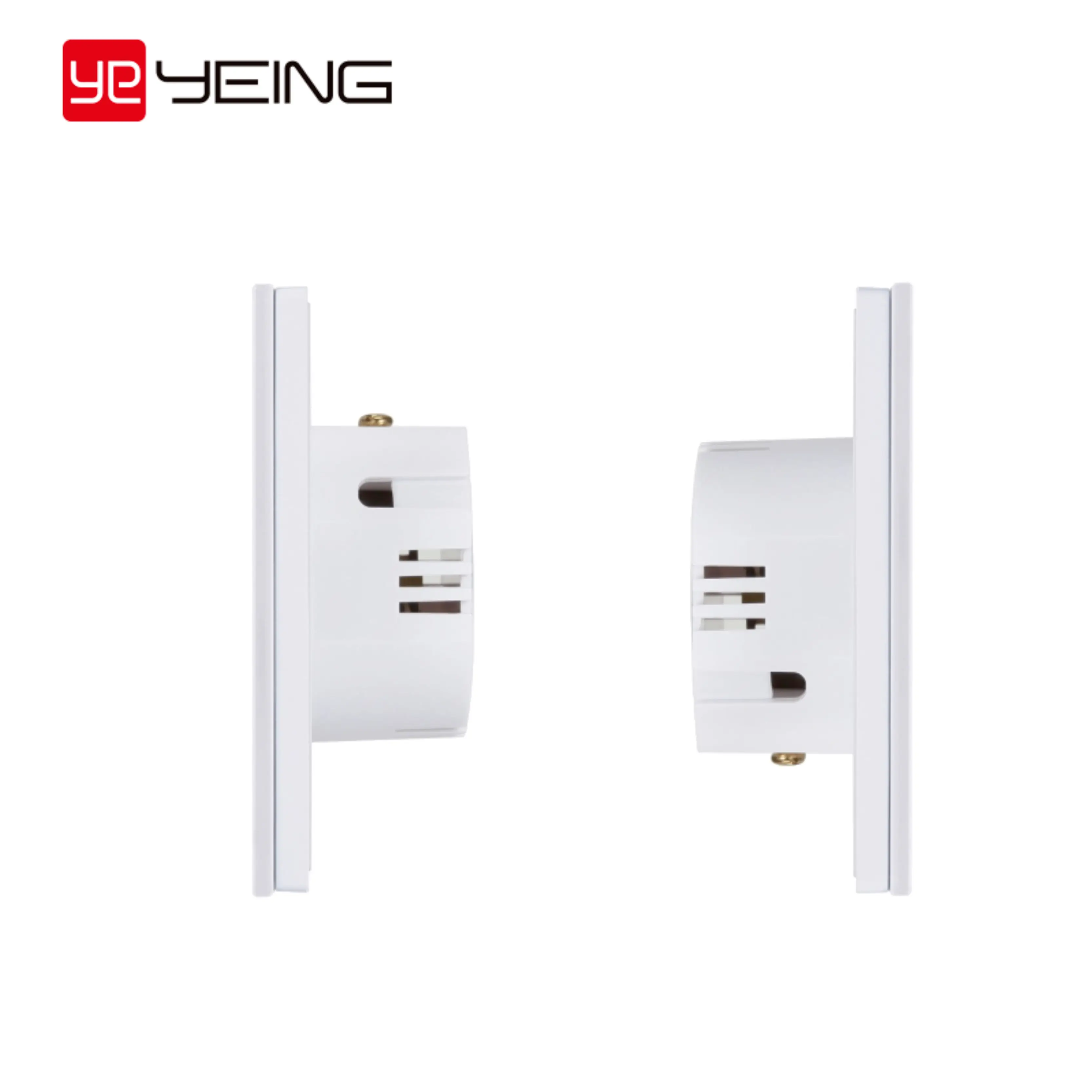 YEING сенсорный переключатель 3 Gang экран кристалл стеклянная панель ЕС стандарт