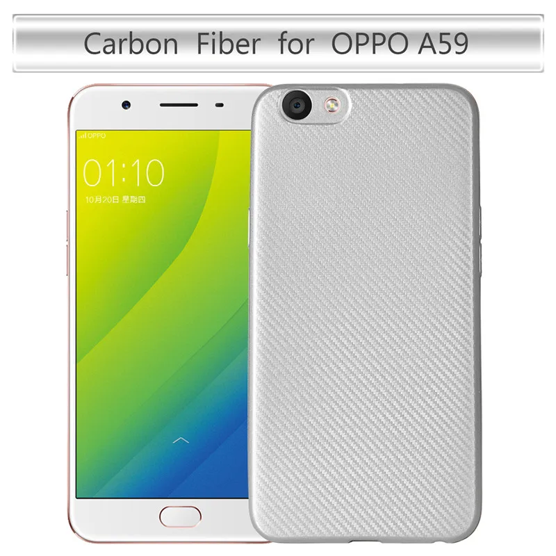 WolfRule OPPO A59 чехол F1S роскошный с полной защитой из углеродного волокна матовый