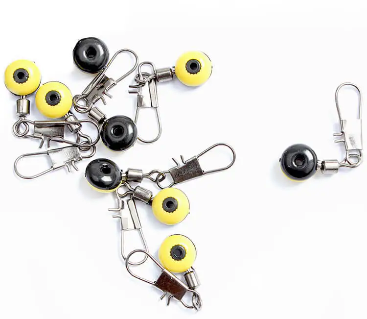 50pcs Fishing Float Bobber Stops Space Beans Connectors Sea Saltwater Freshwater Tools Equipment Plastic Metal new | Спорт и
