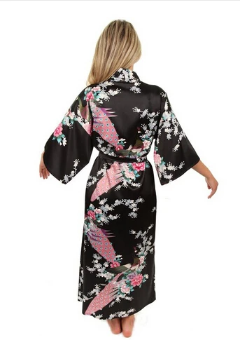 Халат-кимоно Женский Шелковый цвет в ассортименте S M L XL XXL XXXL размера плюс |