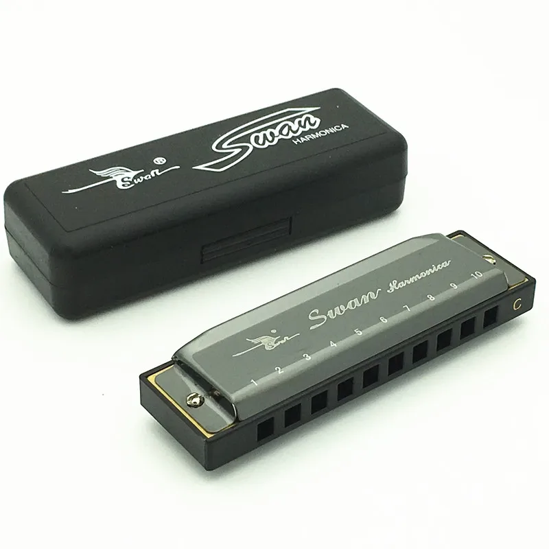 Гармошка клюшечная с 10 отверстиями блюз Арпа армоника лебедь рот орган