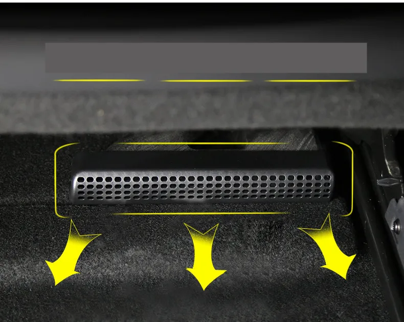 Высокое качество под сидением вентиляционное отверстие Выход Кондиционер