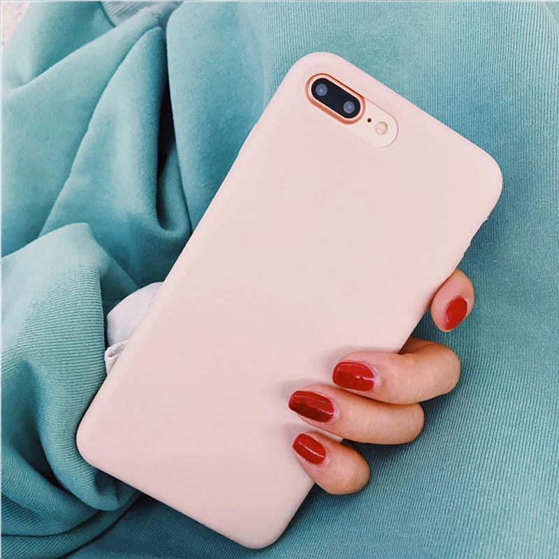 Хороший жидкий силиконовый однотонный чехол для IPhone X XS MAX XR Официальный чехол для IPhone 7 6s 6 8 Plus мягкая задняя крышка из ТПУ Fundas без логотипа