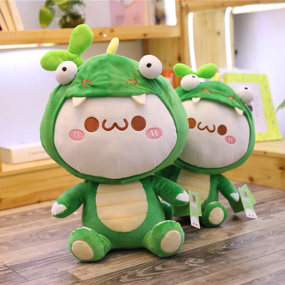 1 шт. Kawaii креативный динозавр плюшевый Косплей мягкая подушка Симпатичные мягкие