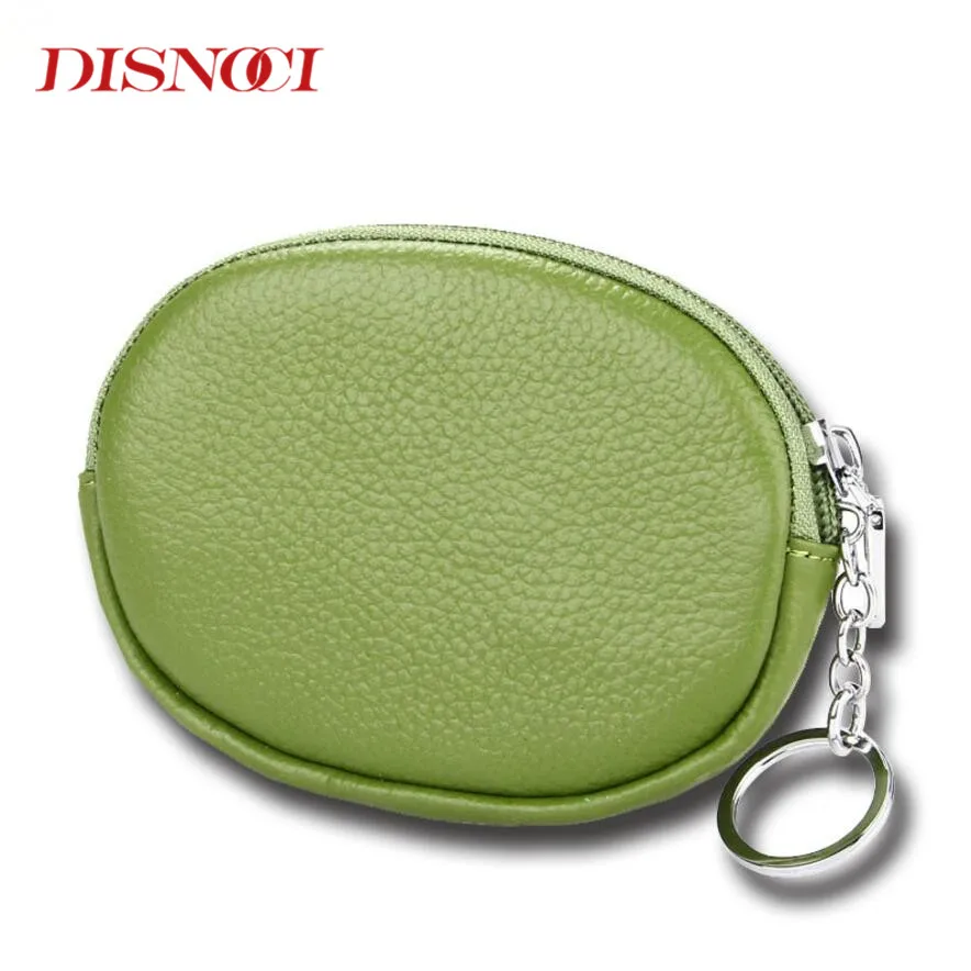 DISNOCI мини Модные женские кошельки круглый кошелек для ключей из коровьей кожи