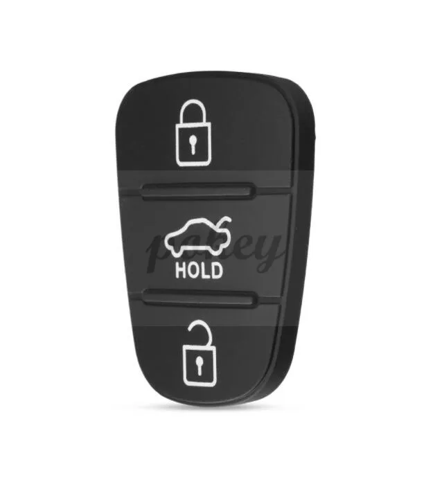 Для Hyundai 3 кнопочный ключ с дистанционным управлением чехол резиновой подкладкой