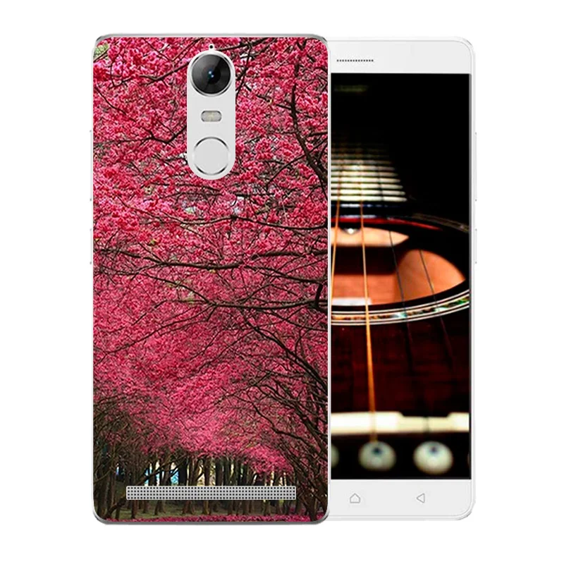 5 дюймов для Lenovo K5 Note чехол телефона A7020 цветочный узор Мягкий ТПУ силиконовый