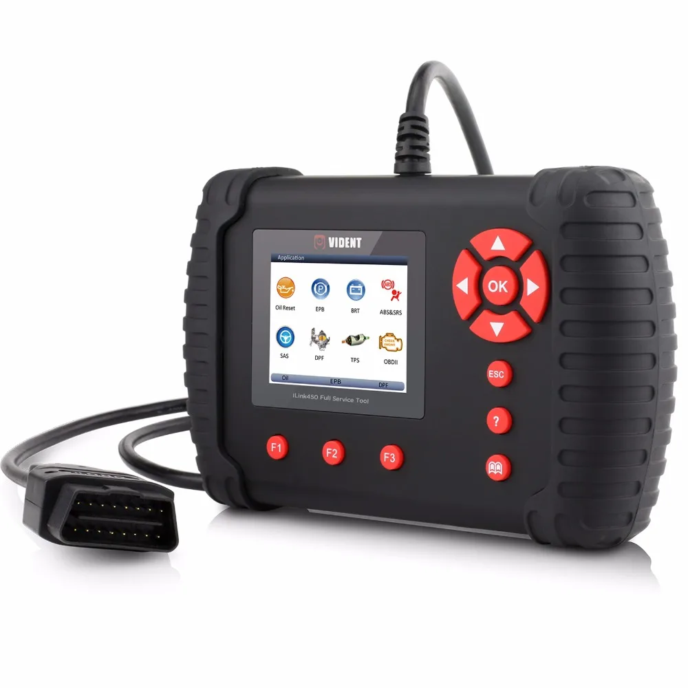 Vident iLink450 Автомобильный сканер OBD 2 ii диагностический инструмент полный сервис все системы подушка безопасности сброс масла EPB ABS DPF TPS SAS NT644