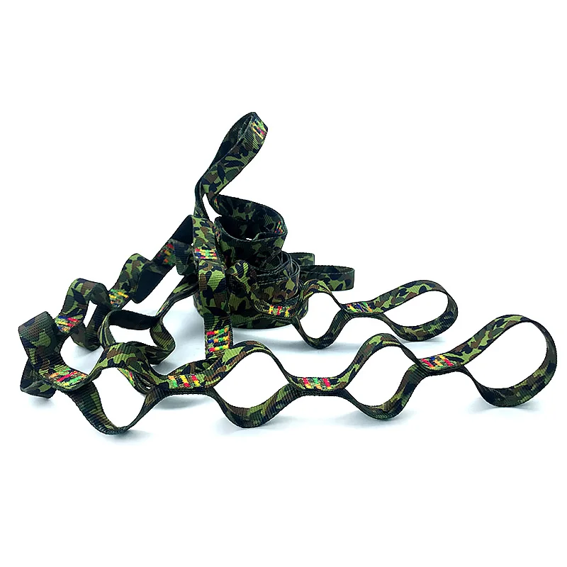 Goodwin Camouflage Hammock Straps 250cmX2CM 2800 LBS 15+1 Loops | Мебель