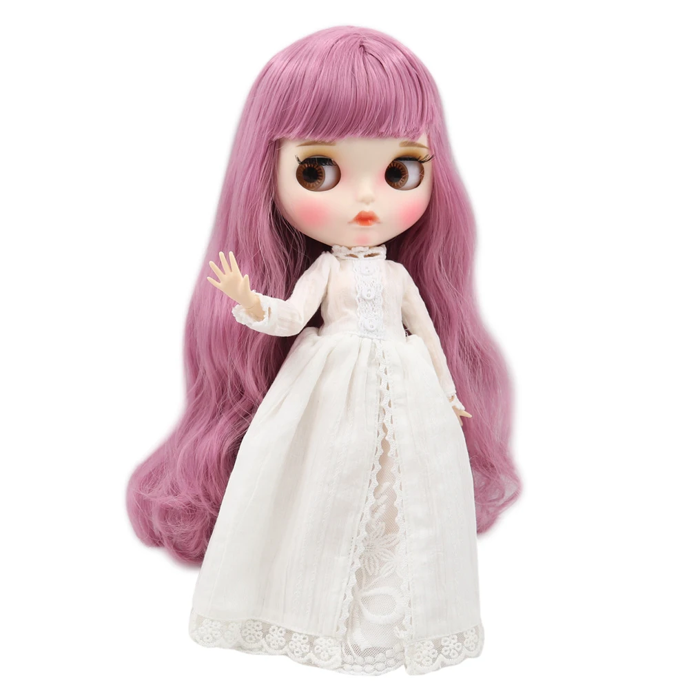 Ледяной DBS Blyth кукольные 1/6 bjd из белой кожи шарнирное тело элегантные розовые