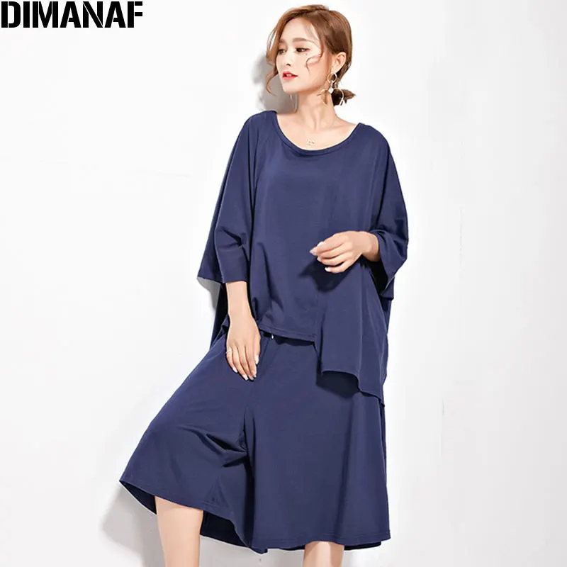 Футболка DIMANAF женская летняя хлопковая с крыльями летучей мыши|women t-shirt|women t-shirt