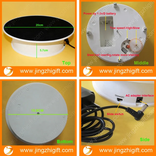 Электрическая вращающаяся подставка для планшетного ПК и IPAD демонстрация акций 2