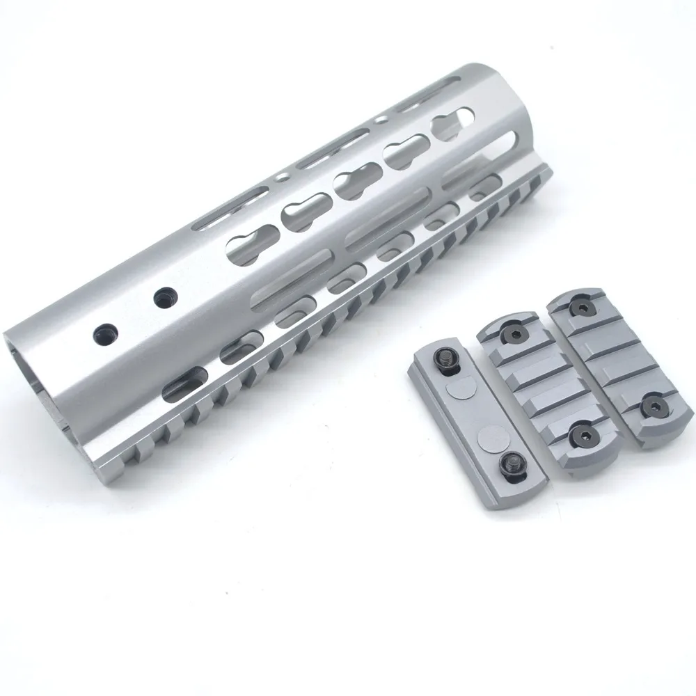 Aplus 7/9/10/12/13,5/15 ''дюймовый Keymod Handguard свободном Пикатинни раздел System_Space серый/анодированный серым цветом