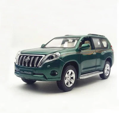 Высокая симитация 1:32 TOYOTA LAND CRUISER PRADO металлический сплав Модель автомобиля игрушки с вытягиванием назад для детей подарки на день рождения - Цвет: D