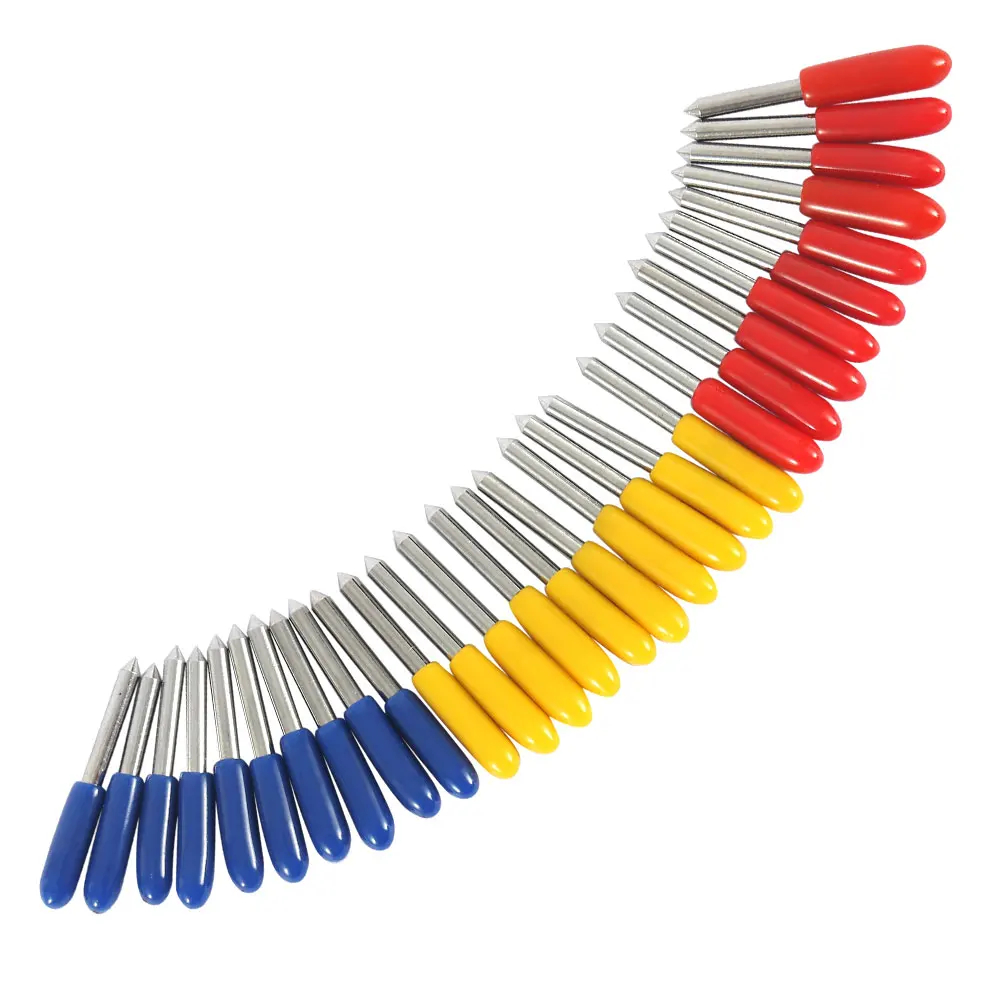 30pcs 30 45 60 Degree Roland Cricut Cutting Plotter Vinyl Cutter Knife Blades Offset