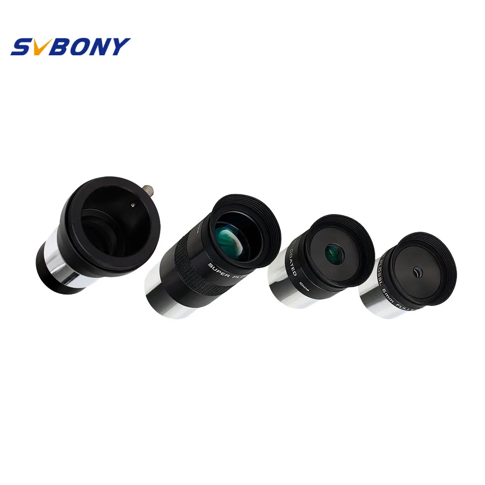 1,2" окуляр SPL Plossl FMC 6 мм 12 мм 25 мм 48 De FOV 4 дизайн+ 2x линза Барлоу для астрономии телескоп W2625