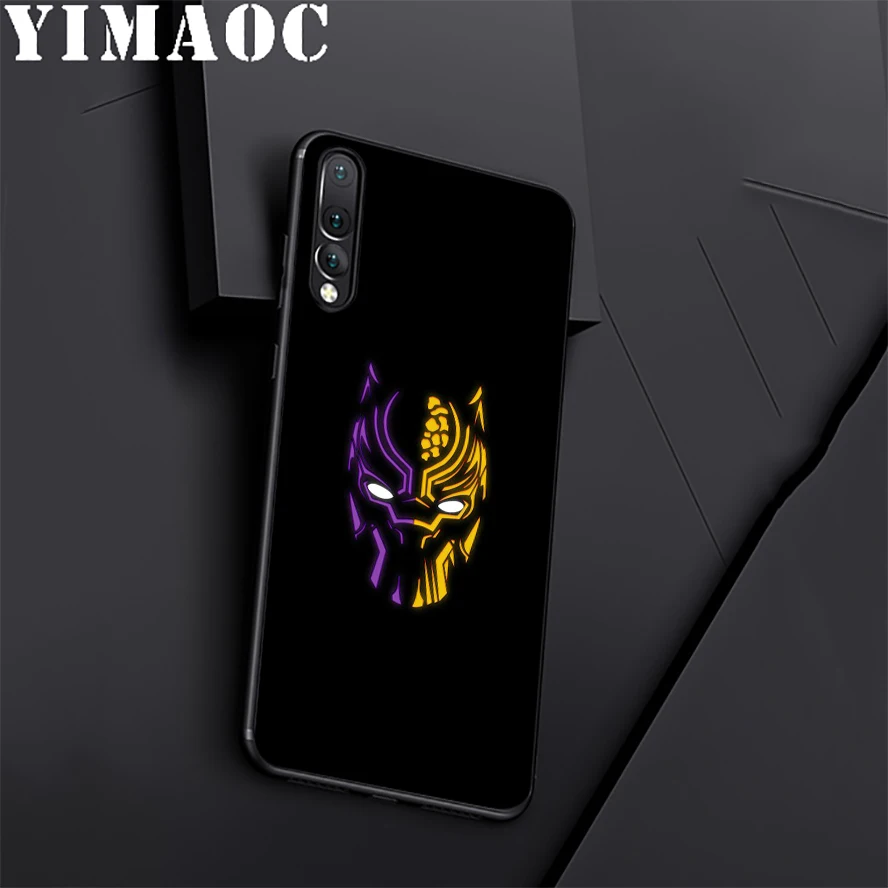 YIMAOC Black Pather Soft Silicone Case For Huawei Honor Mate 10 P20 P10 P9 P8 P Smart Y6 6A 7A 7X 7C Lite Pro 2017 2018 |