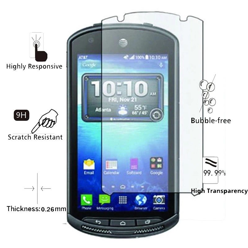 Закаленное стекло 2.5D для Kyocera DuraForce E6560 9H Высококачественная Взрывозащищенная