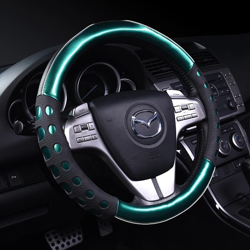 Персонализированный нескользящий Модный чехол на руль для MAZDA 3 horse 6 2cx 5 рулевое