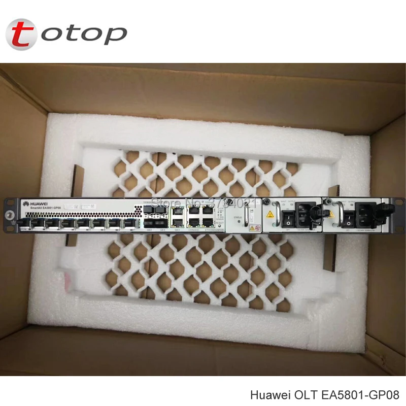 Huawei GPON OLT EA5801 GP08 8 * 2 10GE/GE GE(8 шт. класса B + модули) с двойной питания переменного тока
