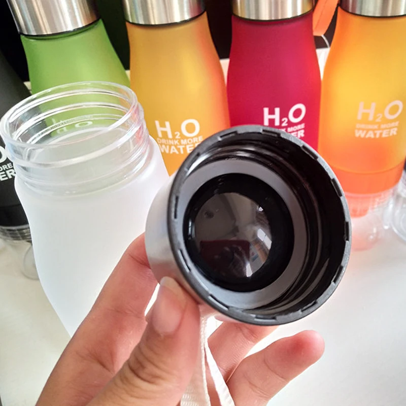 Портативная бутылка для воды с инфузером фруктов 650 мл | Дом и сад