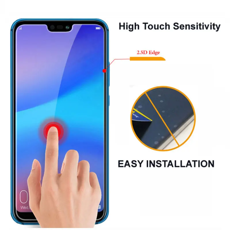 Закаленное стекло FQYANG 9 H для HUAWEI mate 20 LITE Защитная стеклянная пленка NOVA 2 S 3 3i 3E P