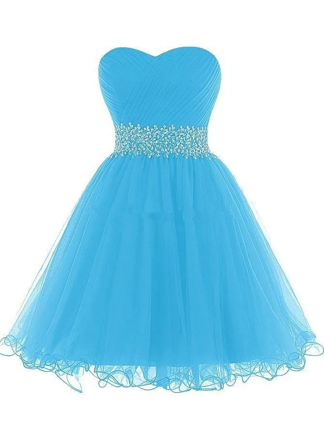 Doragrace vestidos de festa милое, без рукавов, с кружевом, Короткие тюлевые коктейльные платья